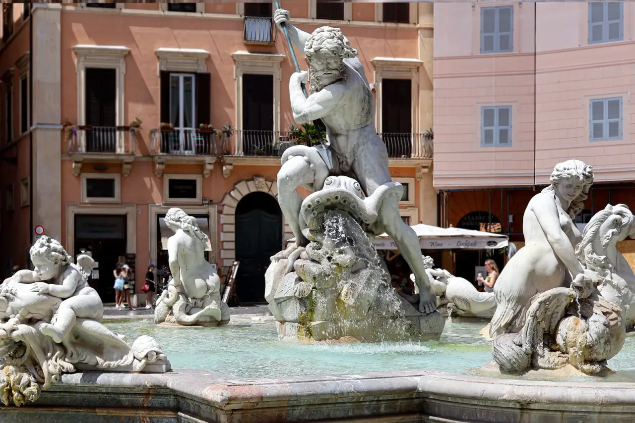A Piazza Navona szökőkútja