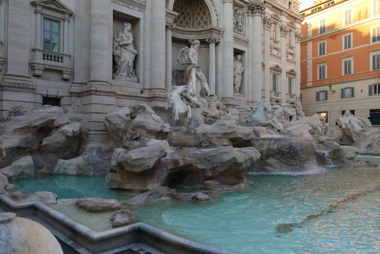 A Trevi-kút Rómában